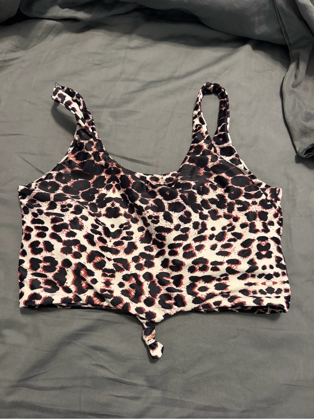 Pink lily swim top